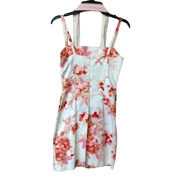 Women's Floral Rose Baby Pink Rose Ribbon Summer Baby Doll Dress Size 3/4! - Picture 5 of 12